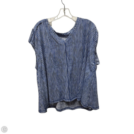 Top Sleeveless By West Bound In Striped Pattern, Size: 1x