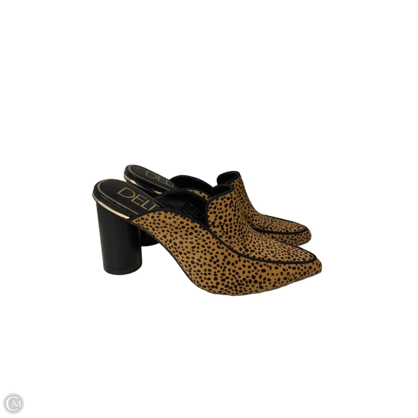 Shoes Heels Block By Clothes Mentor In Leopard Print, Size: 8