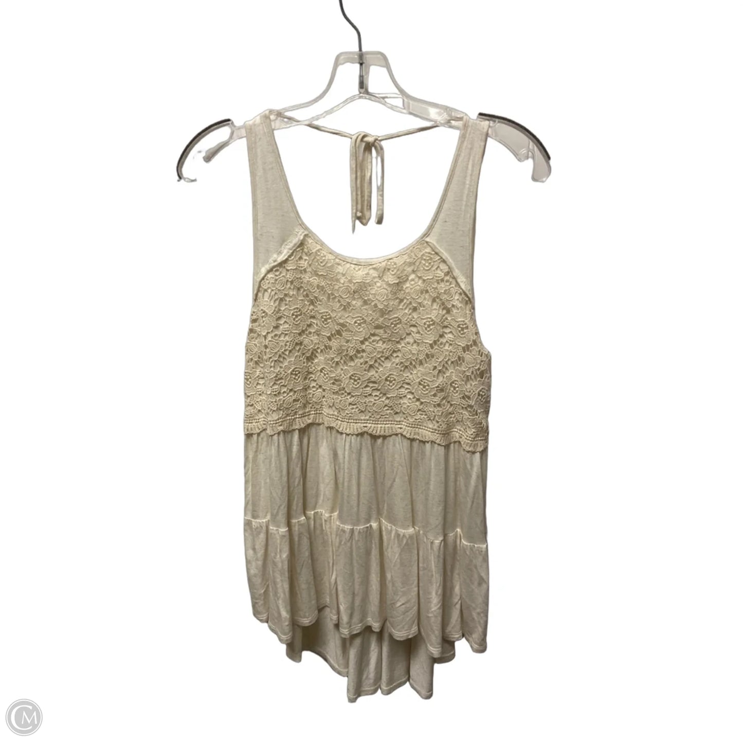 Top Sleeveless By Belle Du Jour In Beige, Size: L