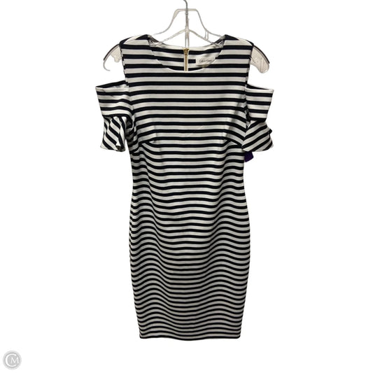 Dress Work By Calvin Klein In Striped Pattern, Size: S