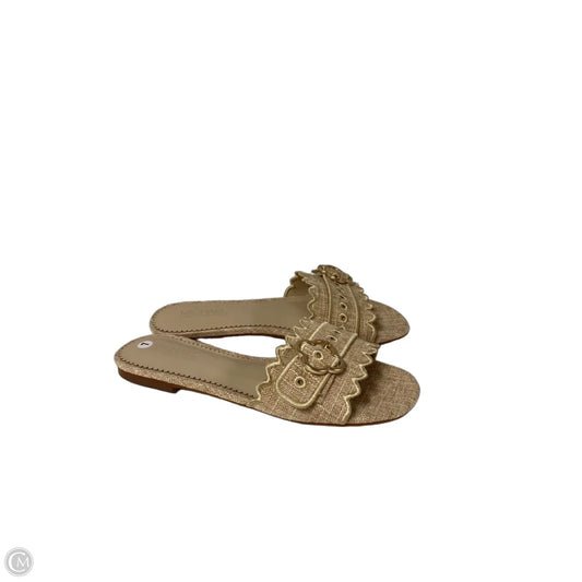 Sandals Flats By Michael Shannon In Cream, Size: 7