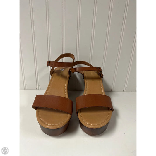 Sandals Heels Block By Madden Girl In Tan, Size: 8.5