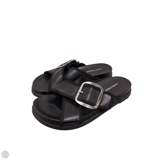 Sandals Flats By Marc Fisher In Black, Size: 8