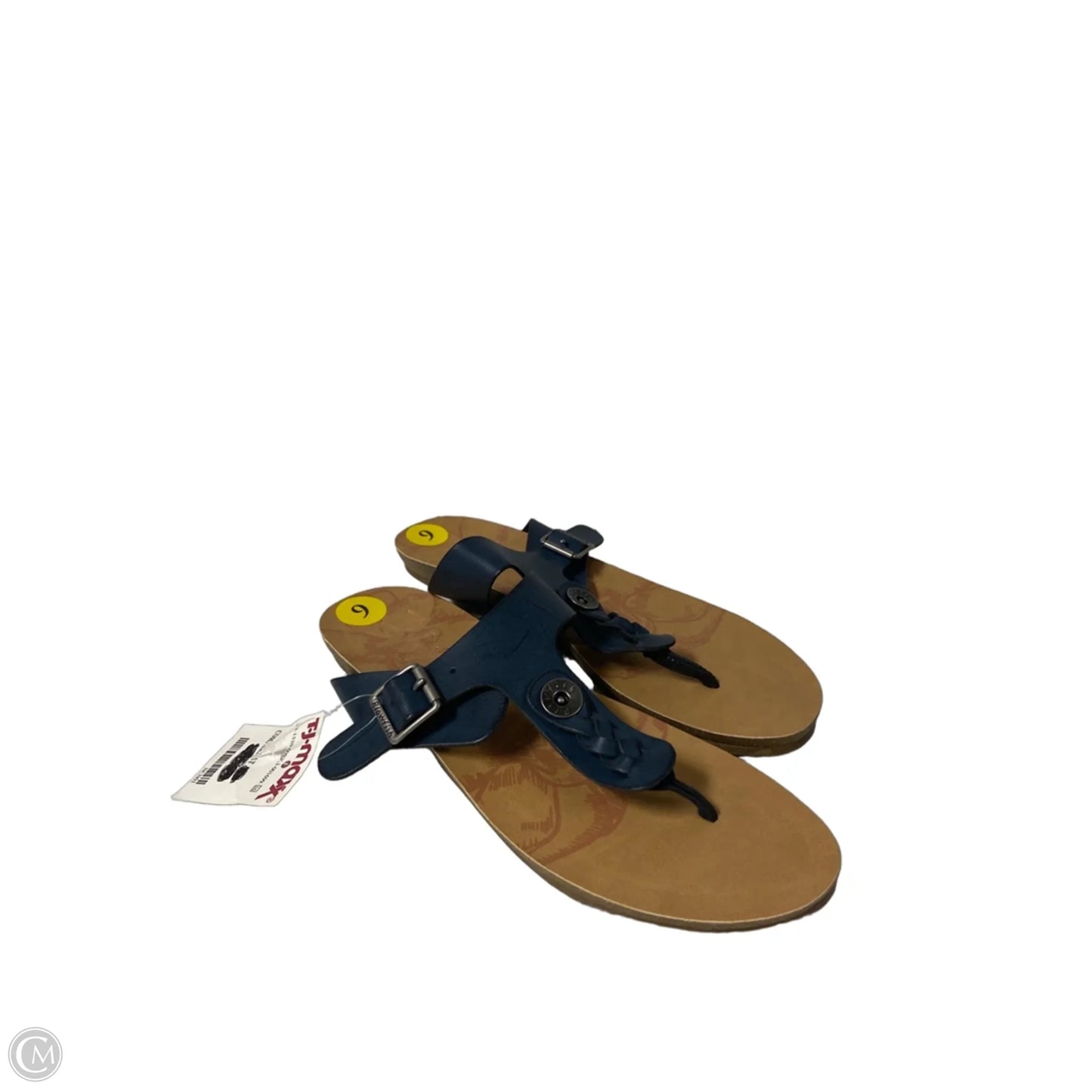 Sandals Flats By Blowfish In Navy, Size: 9