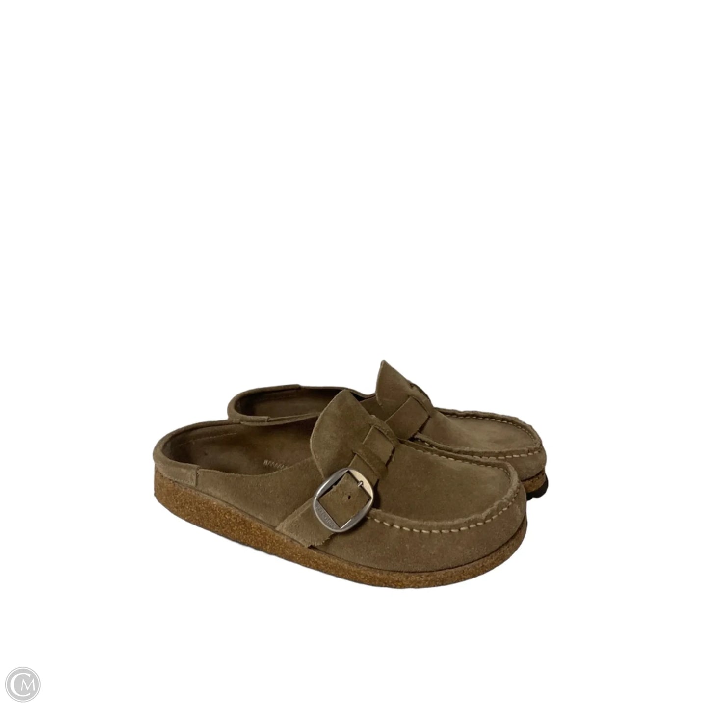 Shoes Flats By Birkenstock In Taupe, Size: 5.5