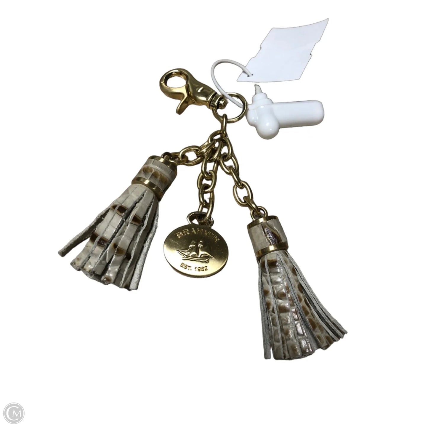 Key Chain Designer By Brahmin, Size: Medium