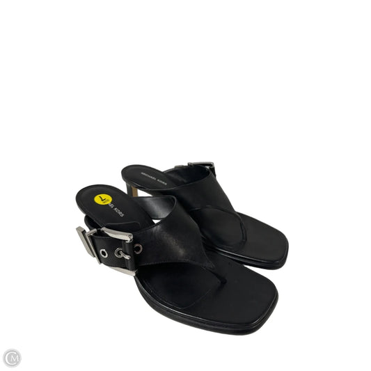 Sandals Designer By Michael Kors In Black, Size: 7