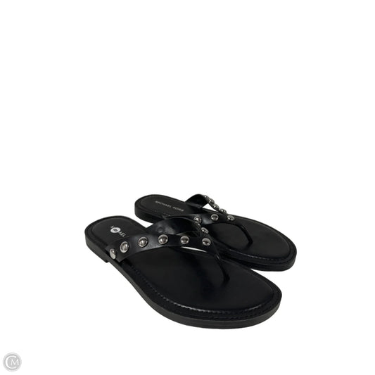 Sandals Designer By Michael Kors In Black, Size: 8