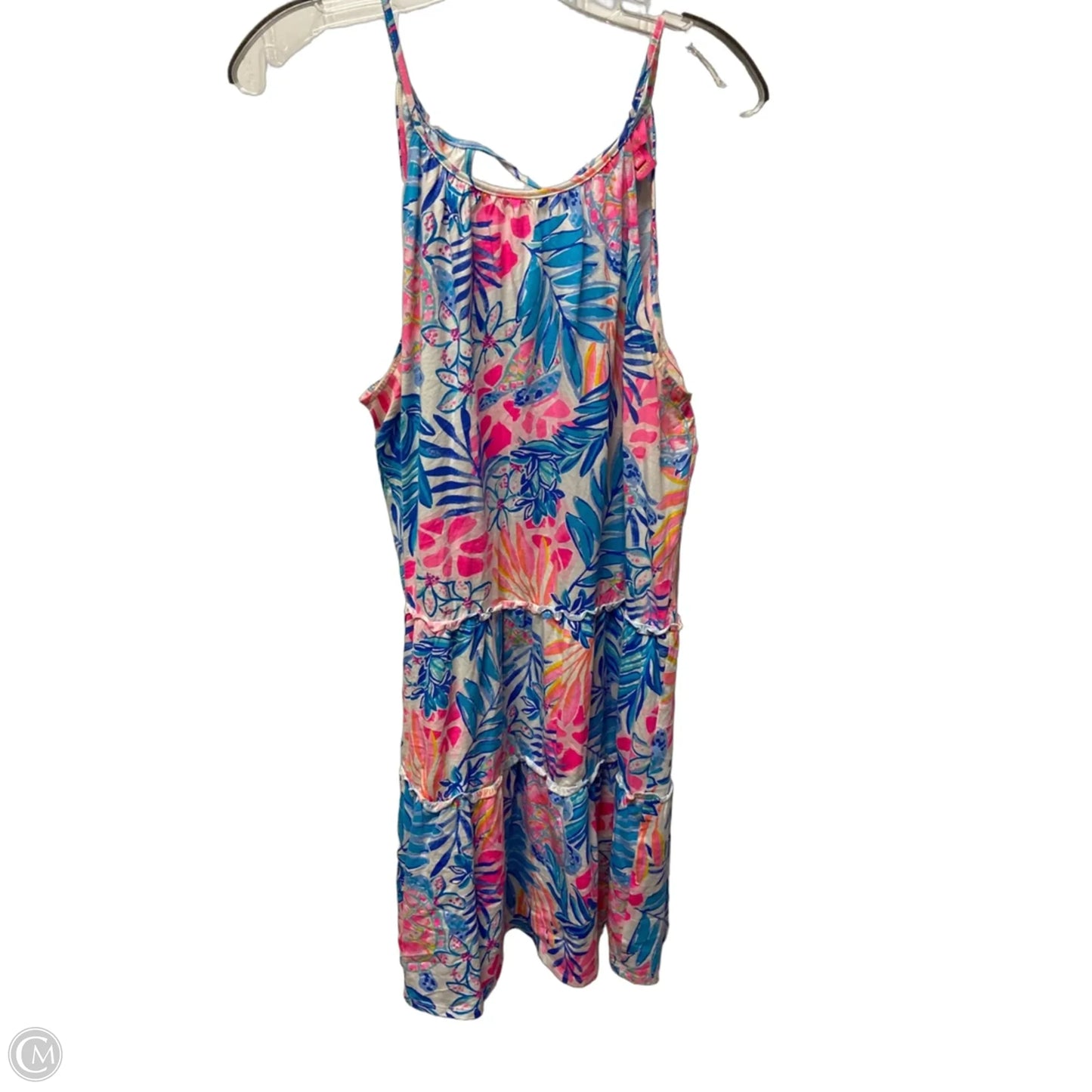 Dress Designer By Lilly Pulitzer In Floral Print, Size: Xl