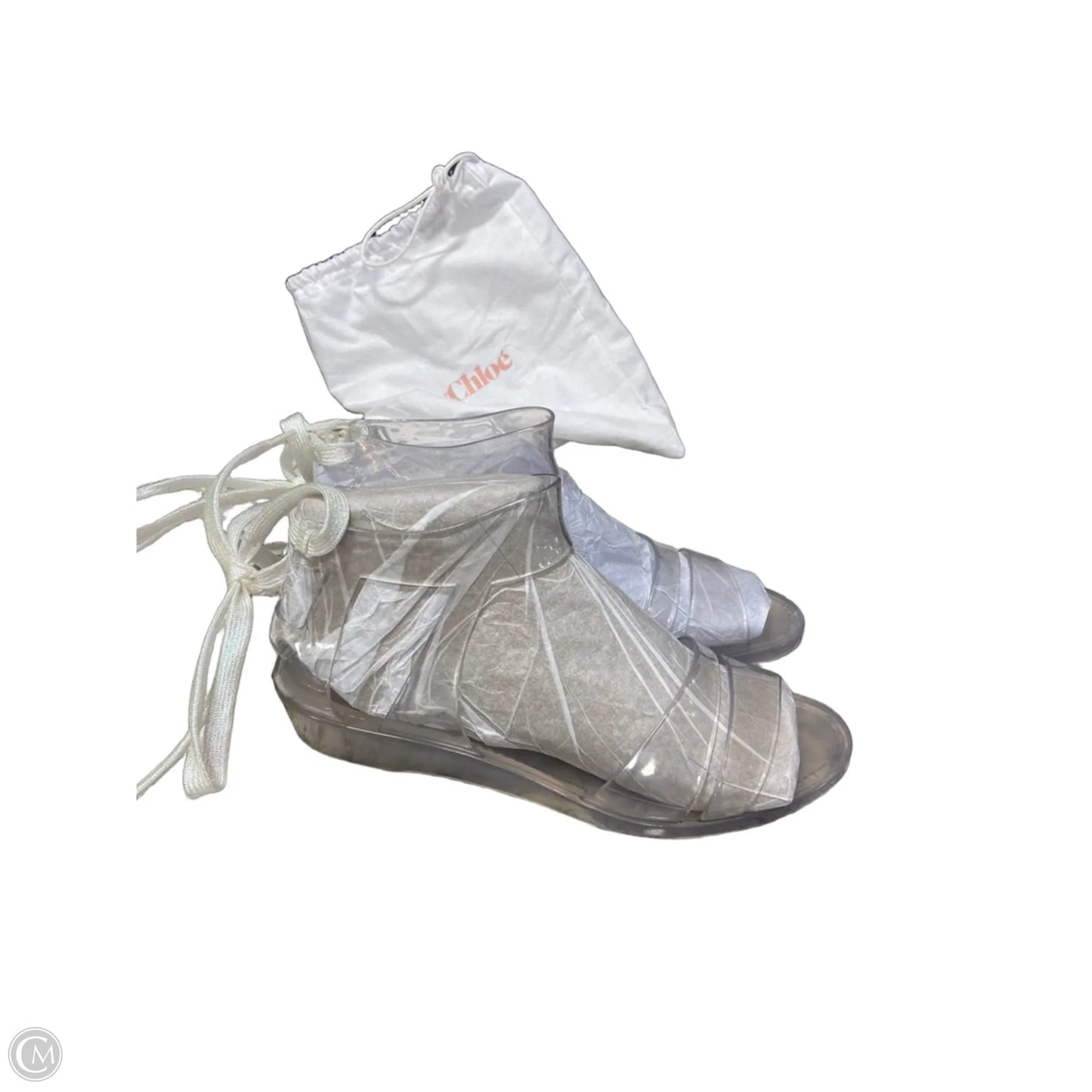 Sandals Designer By See By Chloe In Clear, Size: 10