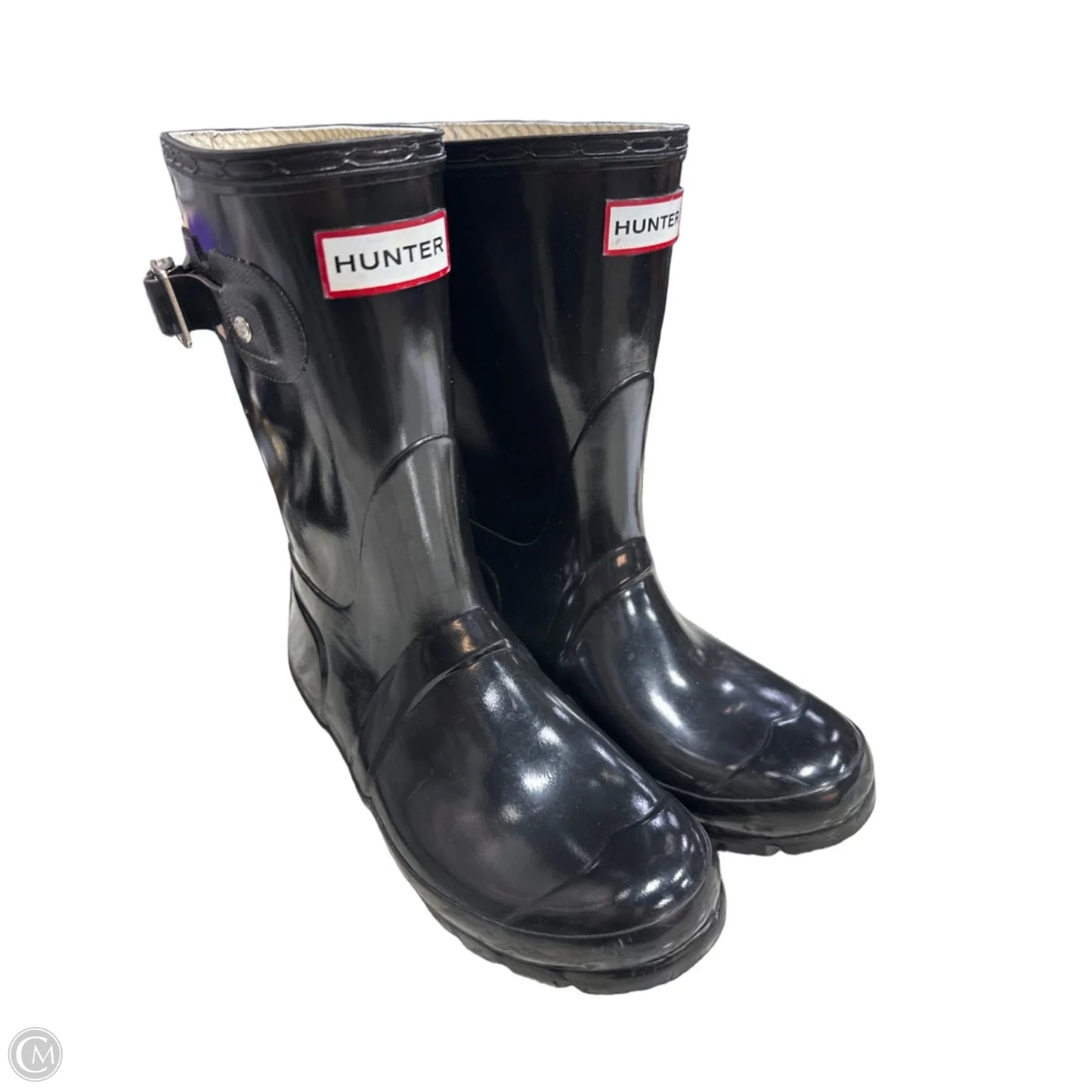 Boots Rain By Hunter In Black, Size: 5
