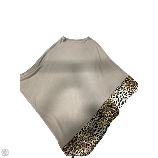 Poncho By Clothes Mentor In Animal Print, Size: Osfm