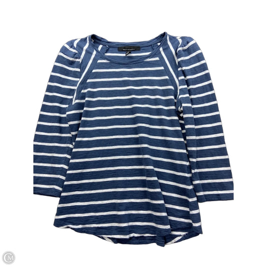 Top Long Sleeve By White House Black Market In Striped Pattern, Size: S