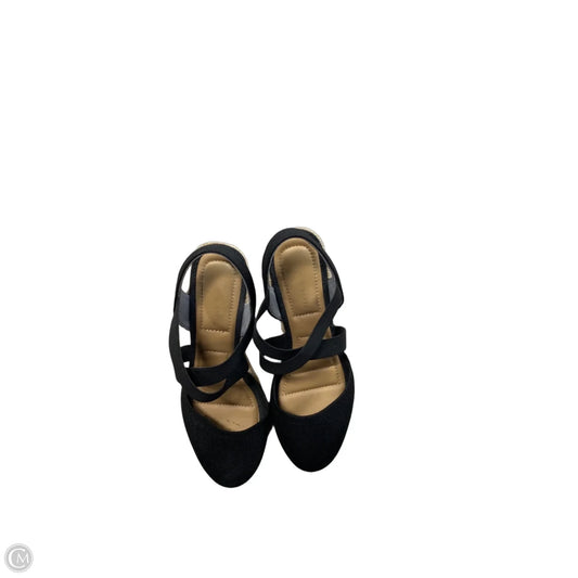 Shoes Heels Wedge By Kelly And Katie In Black, Size: 7.5