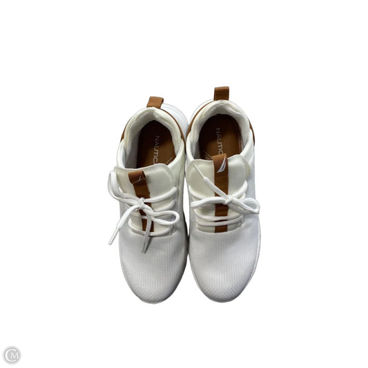 Shoes Sneakers By Nautica In White, Size: 7.5