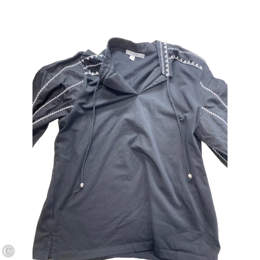 Top Long Sleeve By Chicos In Black, Size: L