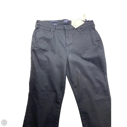 Jeans Straight By Not Your Daughters Jeans In Black, Size: 16