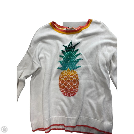 Sweater By Loft In White, Size: Xl
