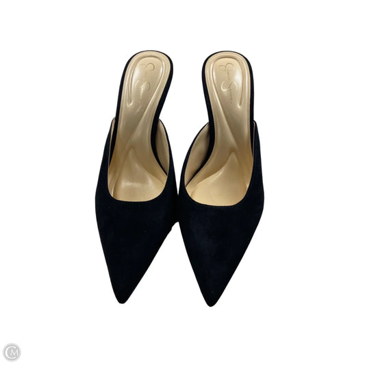 Shoes Heels Kitten By Jessica Simpson In Black, Size: 8