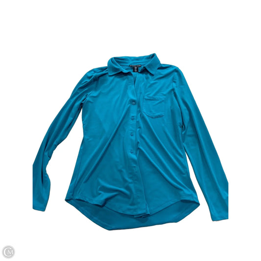 Top Long Sleeve By Sincerely Jules In Teal, Size: M