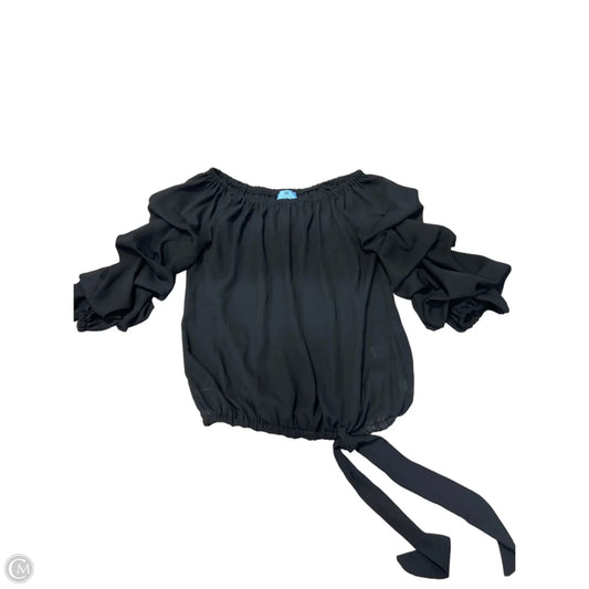 Top 3/4 Sleeve By Cece In Black, Size: S