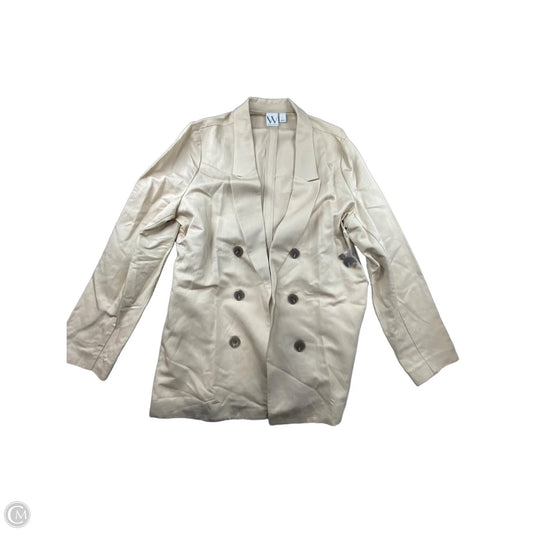 Blazer By Worthington In Beige, Size: L