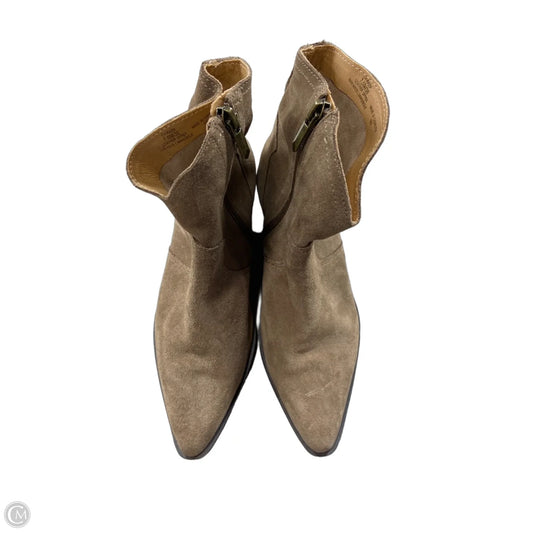 Boots Ankle Flats By Crown Vintage In Taupe, Size: 7.5