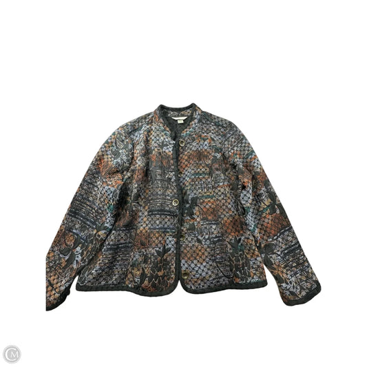 Jacket Other By Christopher And Banks In Black & Blue, Size: Xl
