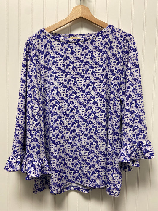 Blouse Long Sleeve By Michael By Michael Kors  Size: L