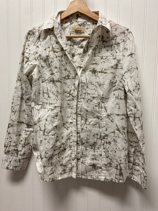 Blouse Long Sleeve By Michael By Michael Kors  Size: M