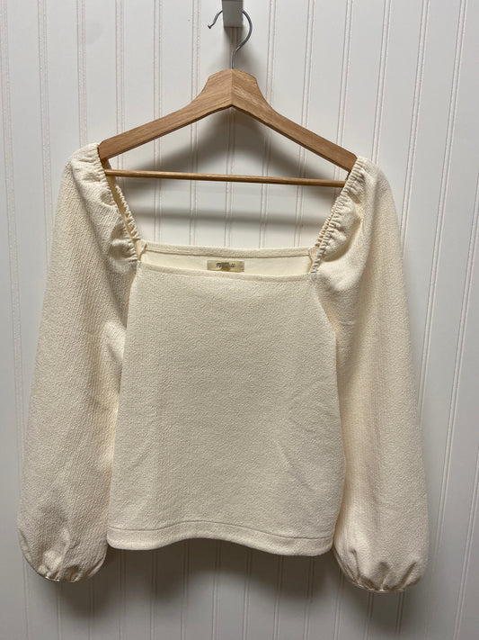 Blouse Long Sleeve By Madewell  Size: M