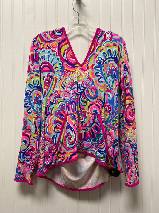Athletic Sweatshirt Hoodie By Lilly Pulitzer  Size: L