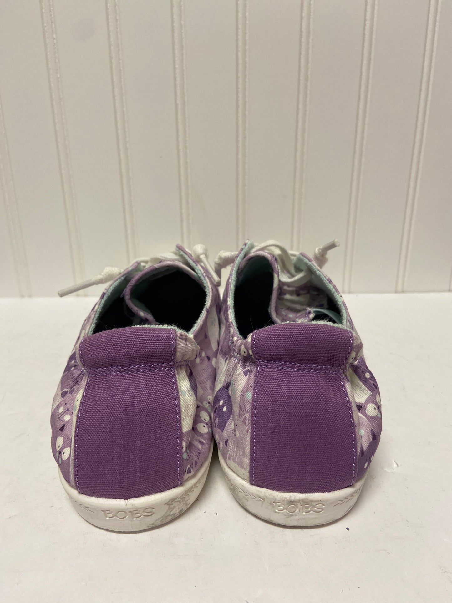 Purple Sandals Sport Skechers, Size 10