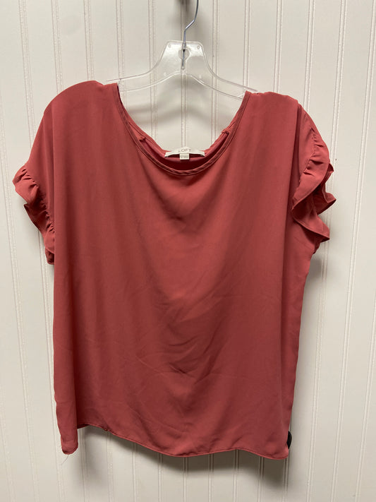 Coral Top Short Sleeve Loft, Size L