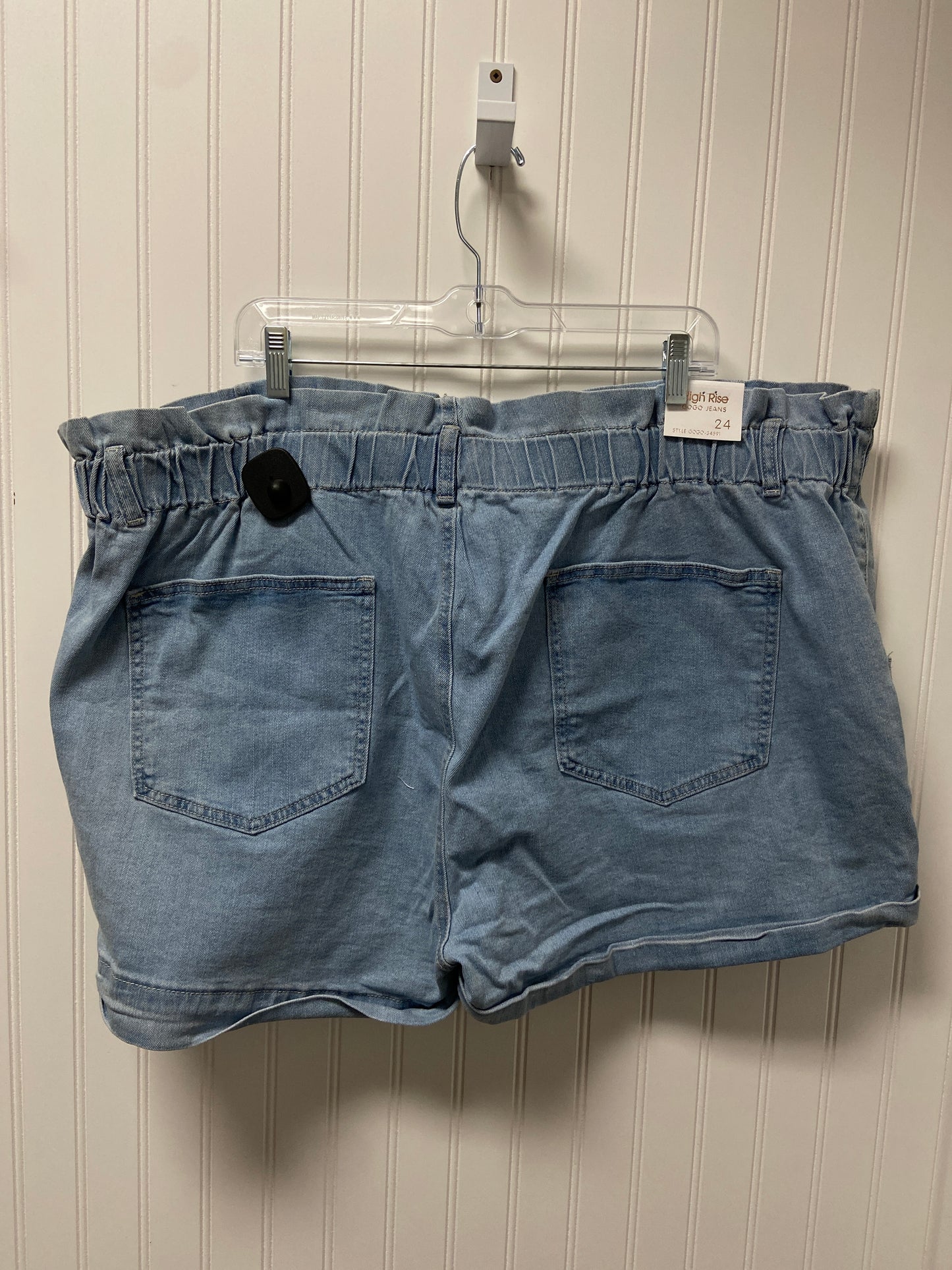 Blue Denim Shorts Clothes Mentor, Size 24