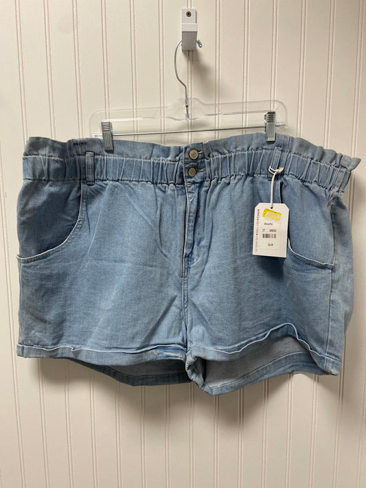 Blue Denim Shorts Clothes Mentor, Size 24