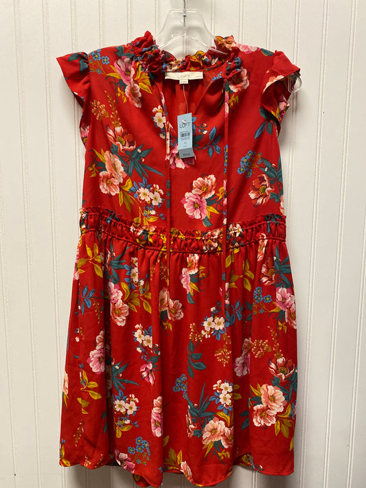 Red Dress Casual Short Loft, Size Petite   Xs