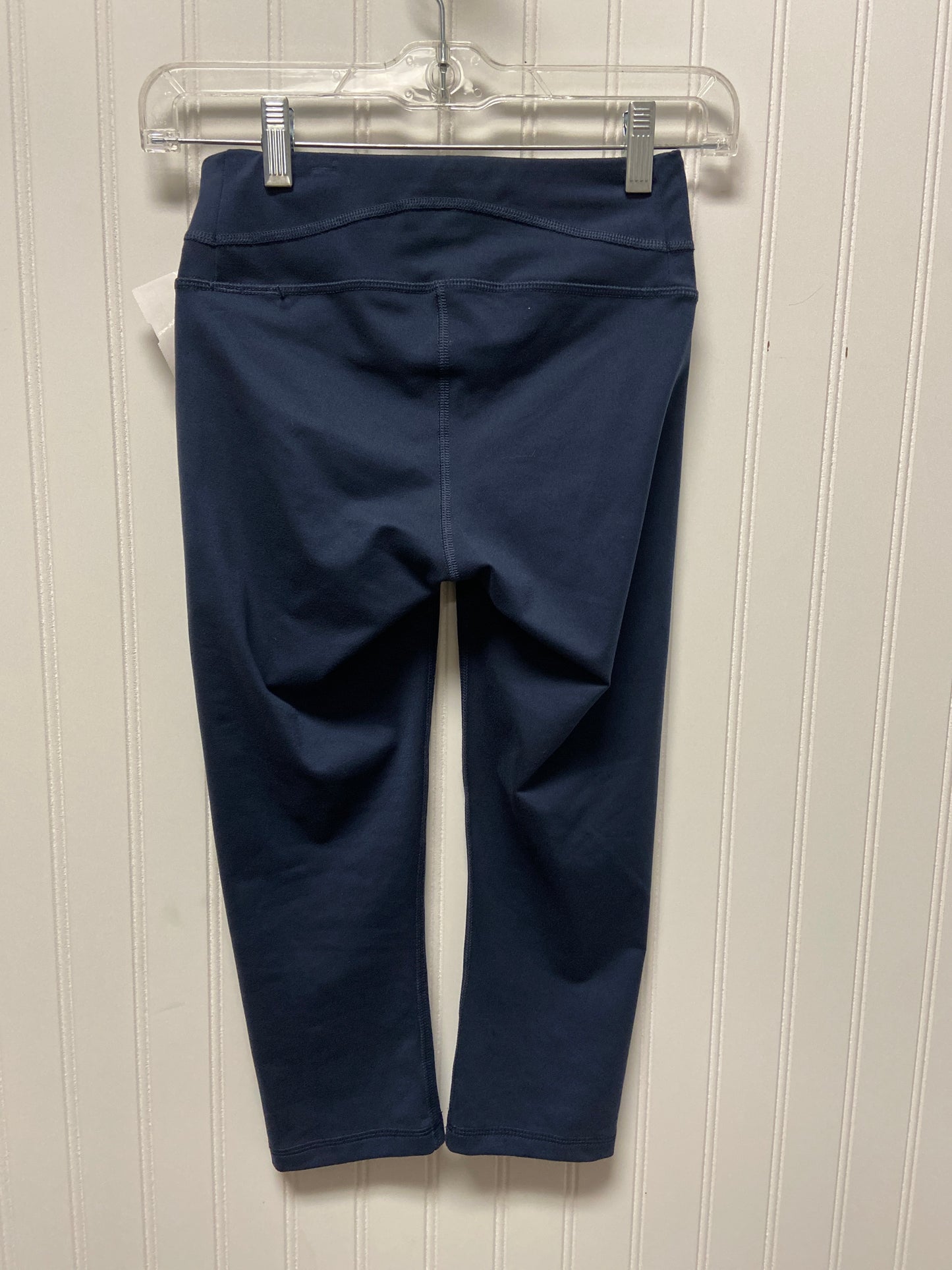 Athletic Leggings Capris By The North Face In Navy, Size: Xs