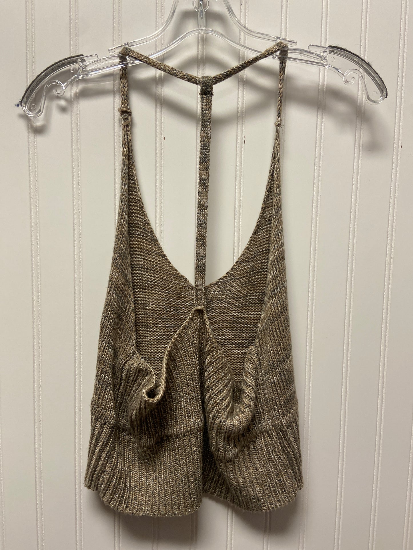 Brown Top Sleeveless Say What, Size Xl