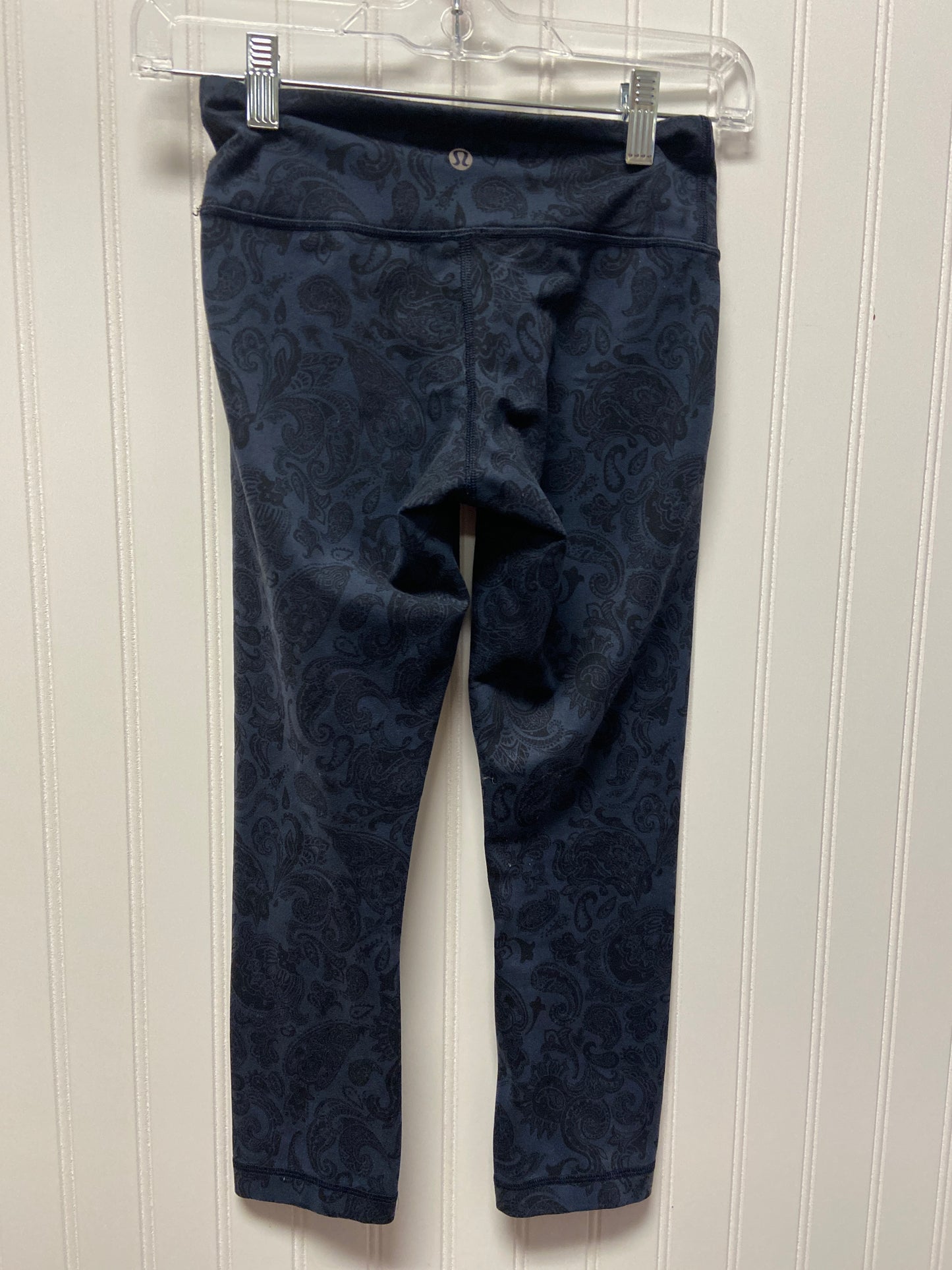 Navy Athletic Leggings Lululemon, Size Xs