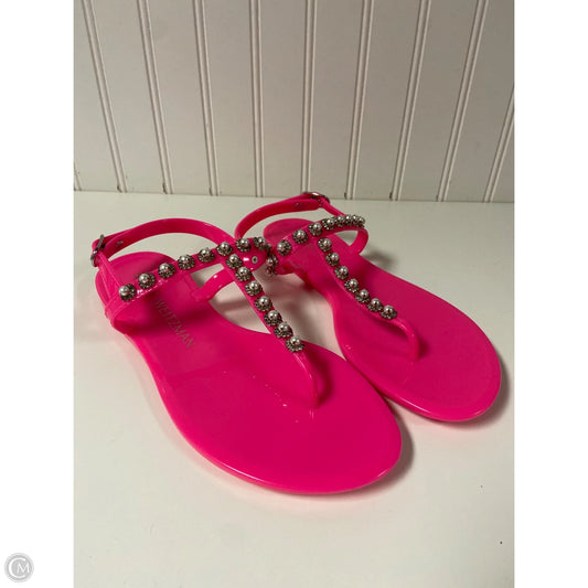 Sandals Designer By Stuart Weitzman In Pink, Size: 7