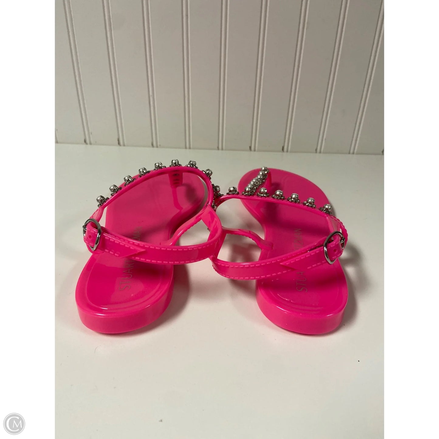 Sandals Designer By Stuart Weitzman In Pink, Size: 7