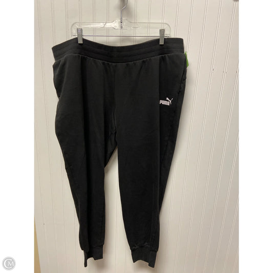 Pants Lounge By Puma In Black, Size: 1x