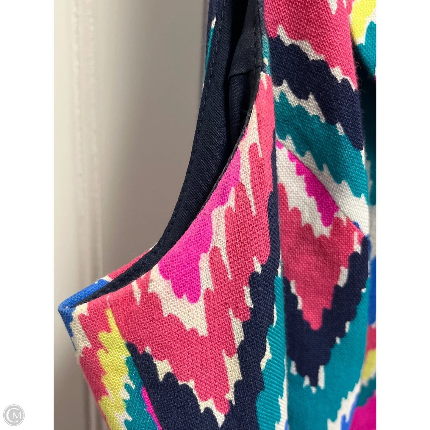 Dress Designer By Lilly Pulitzer In Chevron Pattern, Size: S