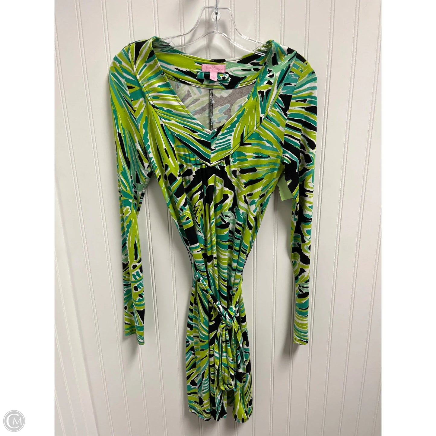 Dress Designer By Lilly Pulitzer In Black & Green, Size: S