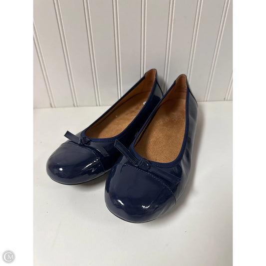 Shoes Flats By Vionic In Navy, Size: 11