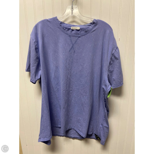 Top Short Sleeve By Clothes Mentor In Purple, Size: 3x