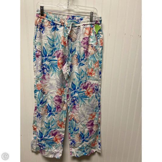 Pants Linen By Tommy Bahama In Tropical Print, Size: S