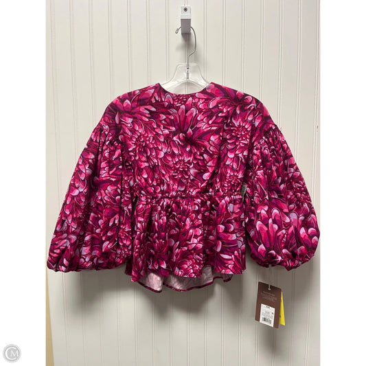 Top 3/4 Sleeve By Cmc In Pink, Size: Xxs
