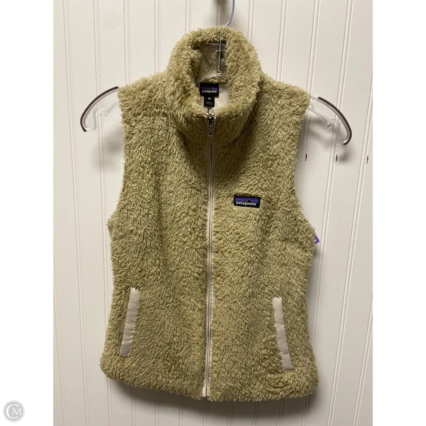 Vest Faux Fur & Sherpa By Patagonia In Beige, Size: Xs